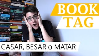 BookTag  Casar besar ¡Matar autores booktubers y personajes [upl. by Aisetal]