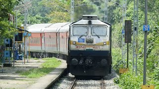 Tambaram Kochuveli AC Express with Diesel WDP4D [upl. by Auhs]