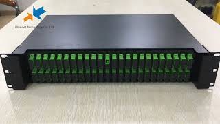 48 Port Rack Mounted Sliding Type Fiber Optic Patch Panel [upl. by Eltsyek]