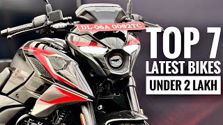 Top 7 Latest Bikes in India 2024 Under 2 Lakh On Road  New Best Bikes Under 2 Lakh [upl. by Nevear]