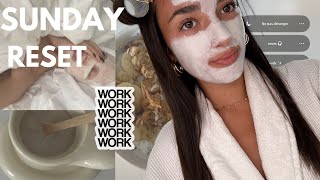 SUNDAY RESET ☁️✨  self care  skin care… [upl. by Antonie]