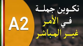 تعلم اللغة الايطالية  الأمر غير المباشر  limperativo indiretto [upl. by Nnylsor]