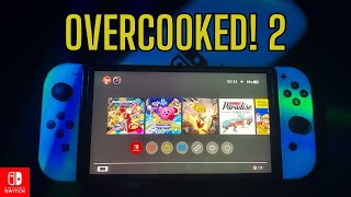 Overcooked 2  Nintendo Switch OLED  Handheld Gameplay 2024 [upl. by Adilen]