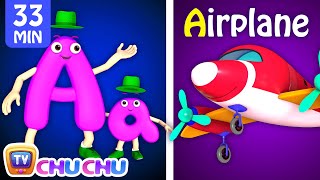 NEW 3D ABC Phonics Song with TWO Words Plus Many More Videos  ChuChu TV Toddler Learning Videos [upl. by Seften]