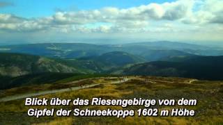 Wanderung zur Schneekoppe Riesengebirge auf dem Kammweg von Spindler Mühle aus [upl. by Aihcrop]