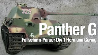 Panther Ausf G Hermann Göring Division  Painting and Weathering [upl. by Ja]