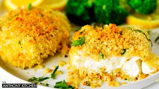 How to Make the Crissssspiest Baked Cod [upl. by Eikkin]