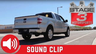 20112014 F150 EcoBoost Solo Performance Mach X Cat Back Exhaust Sound Clip [upl. by Yssor]