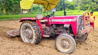 Massey 1035 old model rotavator  manojbhaivlogs2 [upl. by Nydroj]