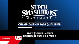 Super Smash Bros Ultimate Championship 2024 Qualifier Northeast Qualifier Part 2 [upl. by Akoyn760]