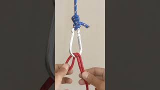 Knot for a carabiner knotskill knot shorts [upl. by Kandace344]