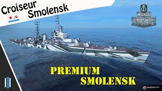 World Of Warships  Croiseur Russe Premium Smolensk  226 000 DMG   Gameplay FR [upl. by Kohsa258]