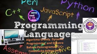 Algoritma Greedy Dynamic Programming and Djikstra Bahasa Pemrograman CC CodeblocksAditya Ceria [upl. by Rednav]