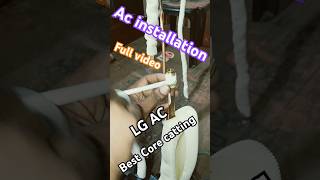 Best Ac installationyoutubeshorts airconditioner airconditioning Coperpipeandfiting [upl. by Bartel]