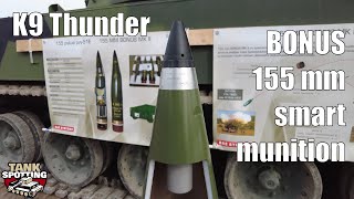 Boforst 155 mm BONUS Round For K9 Thunder Moukari SPG Mobile Artillery 4K [upl. by Parlin908]