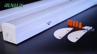 4ft 3cct tunable LED linear strip light installation video [upl. by Nmutua442]