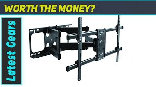 Elite Mount  Heavy Duty Dual Arm Articulating TV Wall Mount Bracket for Sharp LC90LE745 [upl. by Seuqramed]