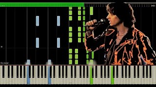 11th Dimension  Julian Casablancas  Piano Tutorial  Sheet Music [upl. by Aiki877]