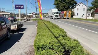 Bernville fire company fire truck horns in Jefferson [upl. by Landel]