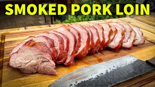 Smoked Whole Pork Loin in the Pit Boss Pellet Smoker [upl. by Yht]