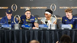 2024 CFP National Championship Postgame News Conference [upl. by Nnylakcaj]