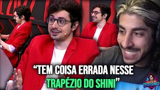 SHINI COM TRAPÉZIO DESCENDENTE E RAFA IMITANDO O CABELO DO BAIANO  Outfit do CBLOL [upl. by Ardnaed]