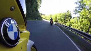 BMW k1200s and Suzuki Bandit 1250 Sauerland Germany [upl. by Yekram]