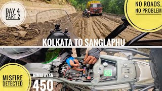 Minor issue on the Himalayan 450  Terrible North Sikkim Roads  Lachung to Kursheong Part 2 [upl. by Stier578]