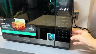 How to use Hisense MicrowaveClock Setting [upl. by Nica]