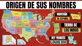 Grandes historias detrás de los Nombres de los Estados de EEUU [upl. by Siffre]