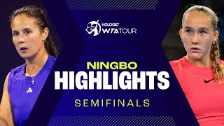 Kasatkina Badosa Andreeva amp Muchova face off in Ningbo  WTA Match Highlights [upl. by Noiraa860]