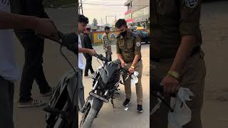 Busted ‼️💥… ns200 nslovestatus modified reels biker trending rider viralvideo busted [upl. by Adim]