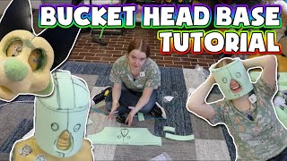 The EASIEST way to start your fursuit head  Bucket head base tutorial [upl. by Murry266]