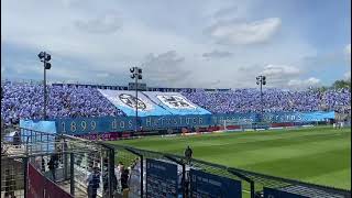 TSV 1860 München  Borussia Dortmund II 04052024 Choreo Westkurve [upl. by Marcellus]