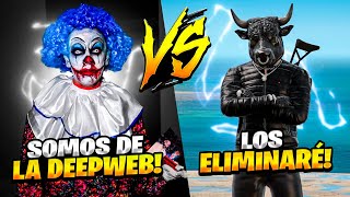 LOS PAYASOS de la DEEP WEB vs LOS PIKI TOROS 😰 Gta Rp [upl. by Asetal]