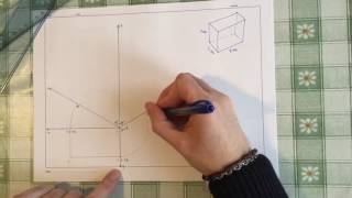 5 Assonometria isometrica parallelepipedo [upl. by Nadnarb]