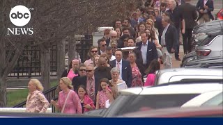 Funerals begin for victims of the Nashville school shooting as 911 call released [upl. by Henebry434]