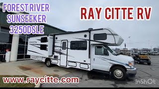 RAY CITTE RV New 2024 Forest River RV Sunseeker LE 3250DSLE Ford Motor Home Tour [upl. by Jermain]