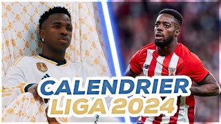 TIRAGE LIGA 2024  BILBAO vs REAL MADRID au 1er match  Une SAISON de FOLIE [upl. by Neisa]