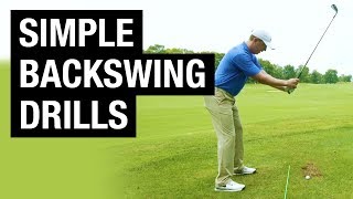 How To Improve Your Backswing Simple Feel Drills To Eliminate Swing Thoughts [upl. by Lubet430]