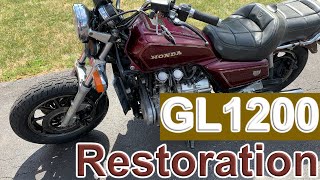 Honda GL1200 restoration  Carburetor cleaning  Part 1 [upl. by Ninon]