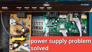 How to repair dish Receiver power supplydead power supply solutionrepairing [upl. by Elletse]