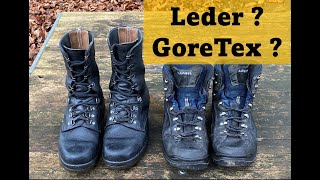 Leder vs GoreTex [upl. by Filiano]