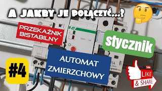 Rozdzielnica 4 Jak połączyć automat zmierzchowy stycznik i przekaźnik w jeden układ 2 funkcyjny [upl. by Gaspar]