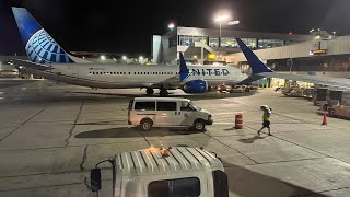 Full Flight  United Airlines 7379 MAX Orlando to Los Angeles [upl. by Hcelemile]