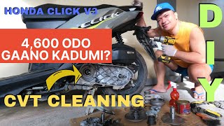 HOW TO CLEAN CVT IN HONDA CLICK V3  STEP BY STEP TUTORIAL  TIPS AND TRICKS [upl. by Daahsar998]