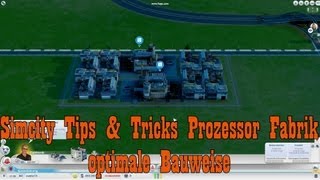 Simcity Tipps amp Tricks  Prozessor Fabrik [upl. by Acinorehs]