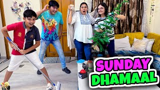 SUNDAY DHAMAAL  Comedy Family Challenge  Aayu and Pihu Show [upl. by Higginbotham]