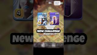 New Challenge 😱 Only Electro Titan and Bat Spell Clash of Clans [upl. by Arvy]