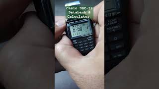 Casio DBC32 Databank  Calculator Wait for the review [upl. by Lesig295]